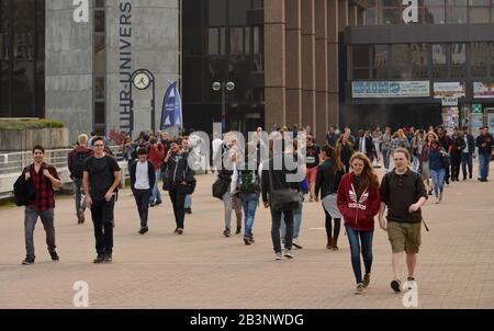 Forum, Ruhr-Universitaet, Bochum, Nordrhein-Westfalen, Allemagne Banque D'Images