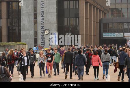 Forum, Ruhr-Universitaet, Bochum, Nordrhein-Westfalen, Allemagne Banque D'Images