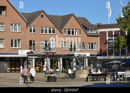 Gaensemarkt, Herford, Nordrhein-Westfalen, Allemagne Banque D'Images