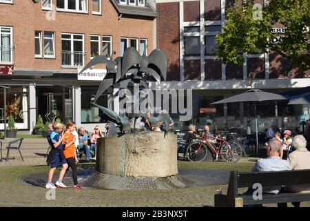 Gaensemarkt, Herford, Nordrhein-Westfalen, Allemagne Banque D'Images