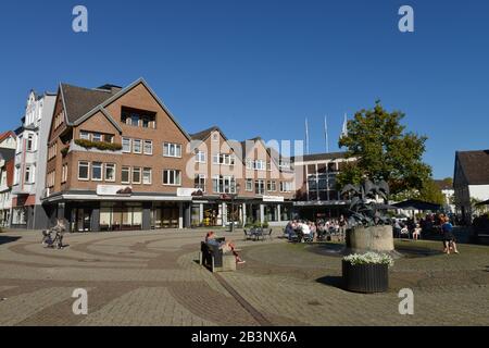 Gaensemarkt, Herford, Nordrhein-Westfalen, Allemagne Banque D'Images