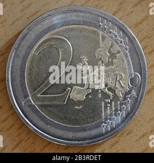 2-Euro-Stueck Banque D'Images