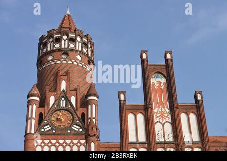 Rathaus Am Berkaer accueille dignement, Stein, Wilmersdorf, Berlin, Deutschland Banque D'Images