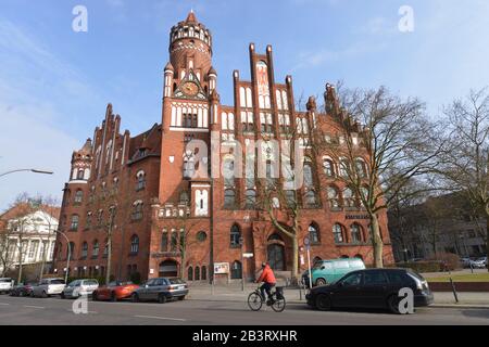 Rathaus Am Berkaer accueille dignement, Stein, Wilmersdorf, Berlin, Deutschland Banque D'Images