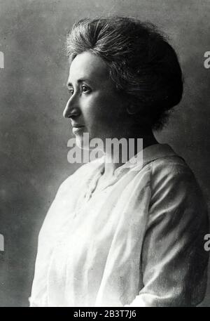 Rosa LUXEMBOURG (1871-1919) socialiste révolutionnaire polonais vers 1900 Banque D'Images