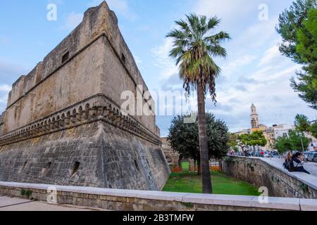 Castello Normanno Svevo, Bari, Pouilles, Italie Banque D'Images