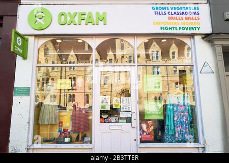 Le magasin original d'Oxfam, ouvert en 1947 à Oxford, en Angleterre. Banque D'Images