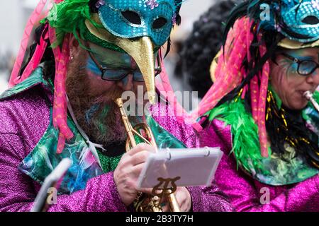 Carnaval dans la province de Limbourg, Pays-Bas Banque D'Images