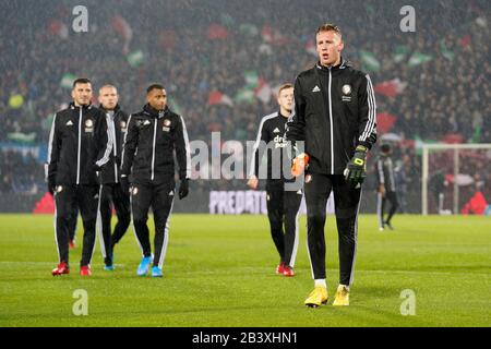 Rotterdam, 04-03-2020, football, coupe KNVB, saison 2019-2020, gardien de but Feyenoord Ramon ten Hove Banque D'Images