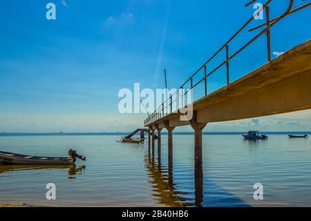 Inhaca ou l'île d'Inyaka près de l'île portugaise au Mozambique Banque D'Images