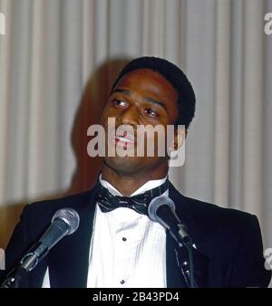 Chicago, Illinois, États-Unis, 1986 Chicago Bears de retour Walter Payton au prix dîner crédit: Mark Reinstein / MediaPunch Banque D'Images