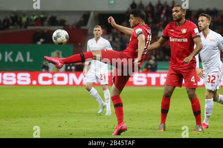 Leverkusen, Allemagne. FIRO: 04.03.2020 Fuvuball, 2019/2020 FDF Pokal quarts finals Bayer Leverkusen - Union Berlin 3: 1 Nadiem Amiri, action individuelle | usage dans le monde crédit: DPA/Alay Live News Banque D'Images