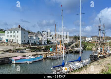 Charlestown à Cornwall Banque D'Images