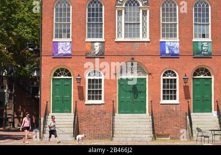 Rathaus ‘Old Townhall’, Derby Square, Salem, Massachusetts, États-Unis Banque D'Images