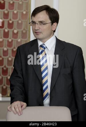Zbigniew Ziobro - Ministre Sprawiedliwosci W Rzadzie Jaroslawa Kaczynskiego Banque D'Images