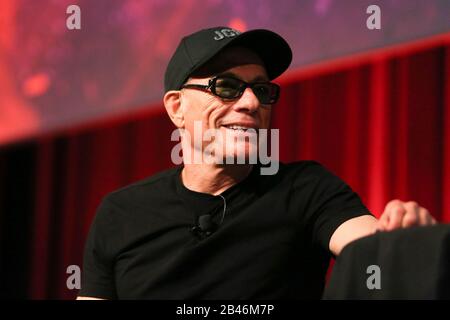 6 mars 2020: Jean-CLAUDE VAN DAMME sur scène lors de sa tournée australienne au Wesley Conference Center Sydney le 06 mars 2020 à Sydney, Nouvelle-Galles du Sud Australie (Credit image: © Christopher Khoury/Australian Press Agency via ZUMA Wire) Banque D'Images