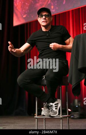 6 mars 2020: Jean-CLAUDE VAN DAMME sur scène lors de sa tournée australienne au Wesley Conference Center Sydney le 06 mars 2020 à Sydney, Nouvelle-Galles du Sud Australie (Credit image: © Christopher Khoury/Australian Press Agency via ZUMA Wire) Banque D'Images