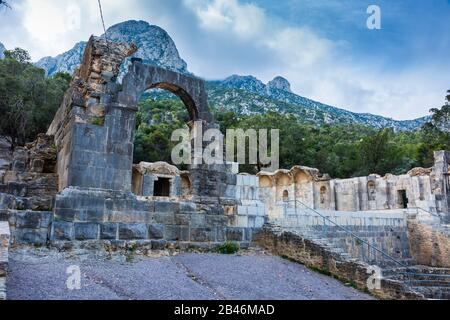 Temple De L'Eau. Zaghouan. Tunisie. Banque D'Images