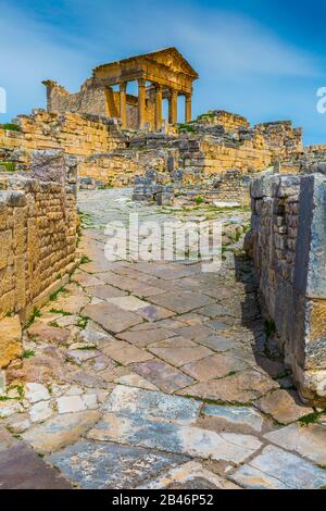 Le Capitole. Ruines de la ville romaine. Banque D'Images