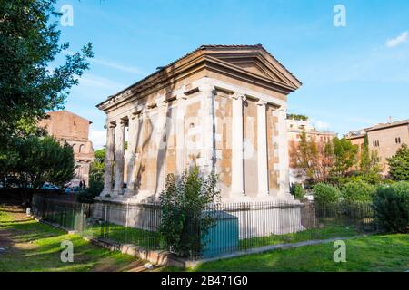 Tempio Di Portuno, Temple De Portunus, Piazza Bocca Della Verita, Rome, Italie Banque D'Images