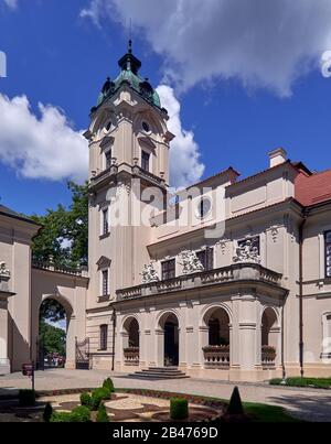 Pologne, province de Lublin, village de Kozlowka, palais de Zamoyskis, XVIIIe siècle Banque D'Images