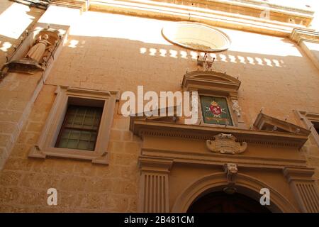 église saint-pierre à mdina (malte) Banque D'Images