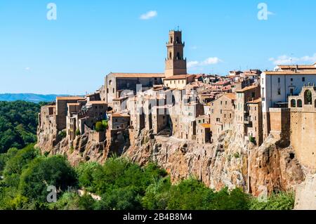 Italie, Toscane, Maremme, Province De Grosseto, Pitigliano Banque D'Images