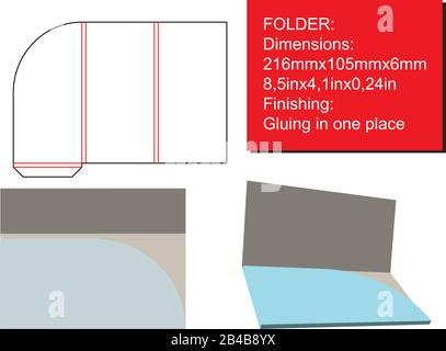 Dossier 216 x 106 Illustration de Vecteur