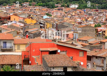 Italie, Sardaigne, province d'Oristano, village de Santu Lussurgiu Banque D'Images