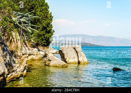 Beaux paysages de Corfou, Grèce