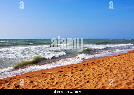 Castelvetrano Selinunte plage de Marinella Sicile Italie Banque D'Images