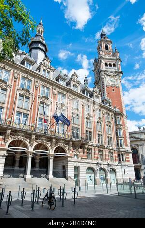 Chambre de Commerce, Lille, France Banque D'Images