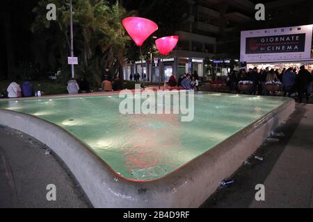 Sorrente - Fontana Di Piazza Lauro Banque D'Images
