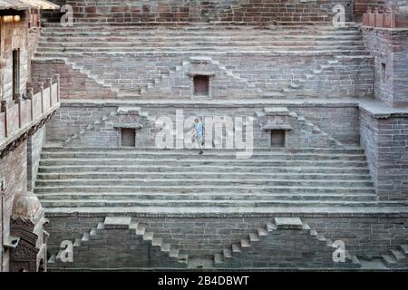 Toorji ka jhalra bavdi ou toorji stepwell un célèbre stepwell de repère à Jodhpur, Inde. Chand Baori Banque D'Images