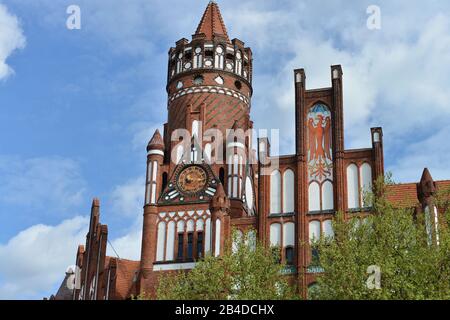 Rathaus, suis Berkaer Stein, Wilmersdorf de Berlin accueille dignement,,, Deutschland Banque D'Images