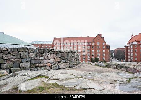 Photo extérieure de l'église Temppeliaukio à Helsinki, Finlande Banque D'Images