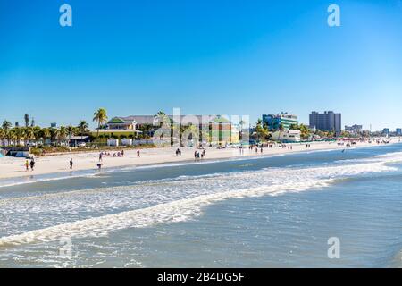Beach, Fort Myers, Floride, États-Unis, Amérique Du Nord Banque D'Images
