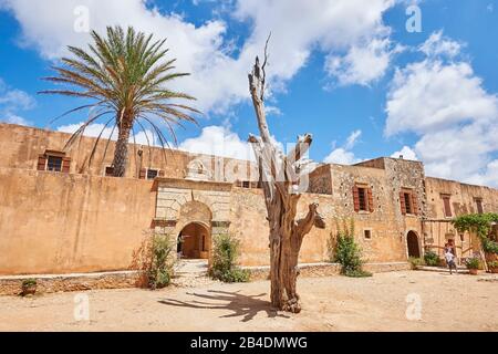 Vieille Ville, Monastère Arkadi, Crète, Grèce Banque D'Images