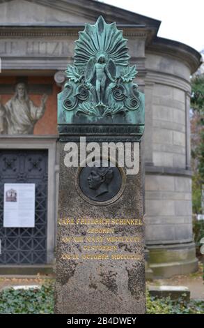 Grab, Carl Friedrich Schinkel, Dorothetheenstaedtischer Friedhof, Chaussestrasse, Mitte, Berlin, Deutschland / Dorothetenstädtischer Banque D'Images