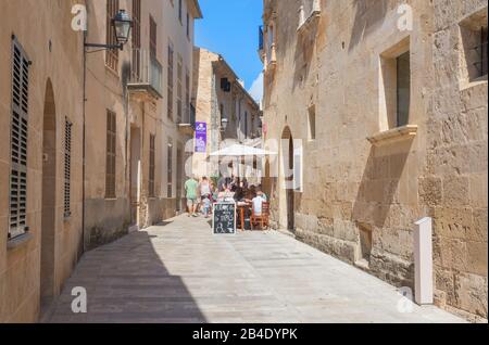 Alcudia Vieille Ville, Alcudia, Majorque, Iles Baléares, Espagne, Europe, Banque D'Images