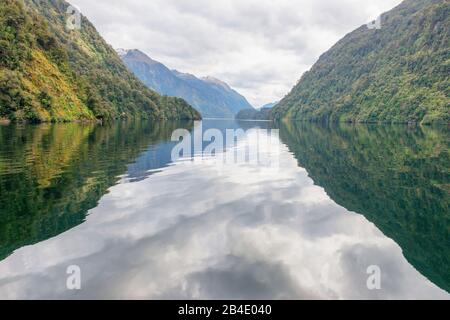 Douteux Sound, Parc National De Fiordland, Île Du Sud, Nouvelle-Zélande, Banque D'Images