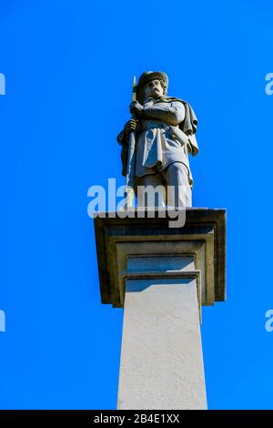 Confederate Soldier Monument Columbia Caroline du Sud maison du bâtiment de la capitale de Statehouse avec une histoire riche Banque D'Images