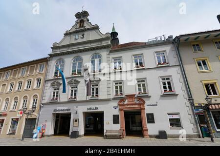 Wolfratshausen, Hôtel De Ville À Oberbayern, Tölzer Land, Haute-Bavière, Bayern / Bavière, Allemagne Banque D'Images