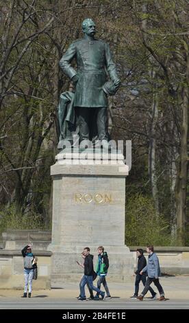 Denkmal Albrecht von Roon, Grosser Stern, Berlin, Deutschland Banque D'Images