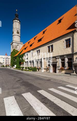 Europe, Pologne, Basse-Silésie, Lwowek Slaski / Löwenberg Au Sein De La Région De Slowien Banque D'Images