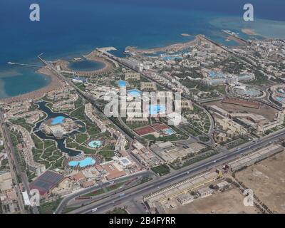 Hotelanlagen, Hurghada, Aegypten / Ägypten Banque D'Images