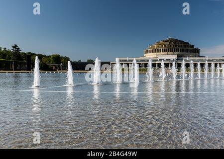 Europe, Pologne, Basse-Silésie, Wroclaw - Hala Stulecia / Centennial Hall - Site Classé Au Patrimoine Mondial De L'Unesco Banque D'Images