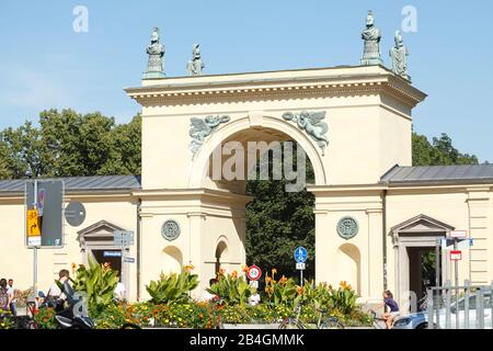 Entrée à Hofgarten, Munich, Haute-Bavière, Bavière, Allemagne, Europe Banque D'Images