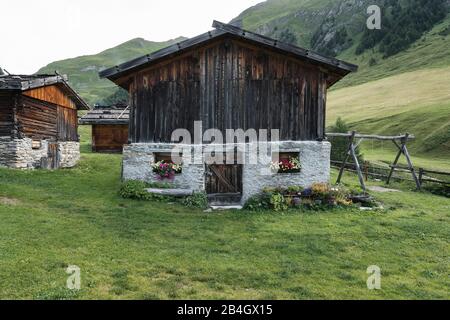 Fane Alm, Almdorf, Tyrol Du Sud, Italie, Europe Banque D'Images