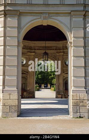 Europe, Allemagne, Bavière, Munich, Ville, Hofgarten, Dianatempel, Durchblick, Banque D'Images